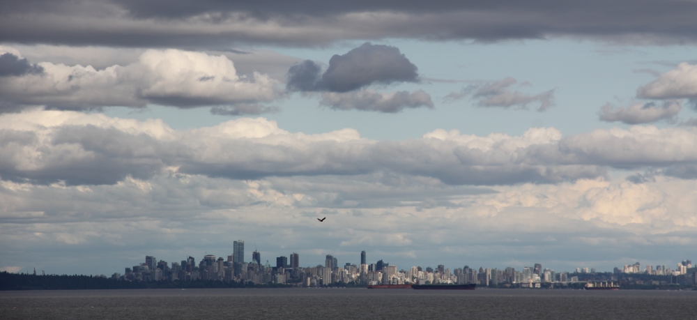Vancouver from the Georgia Strait